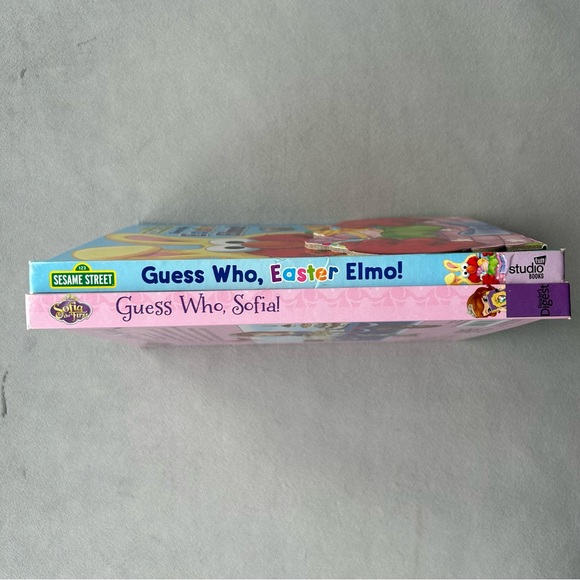 Set of 2 ~ Guess Who, Easter Elmo! & Guess Who, Sofia! ~ Hardcover - Picture 12 of 12